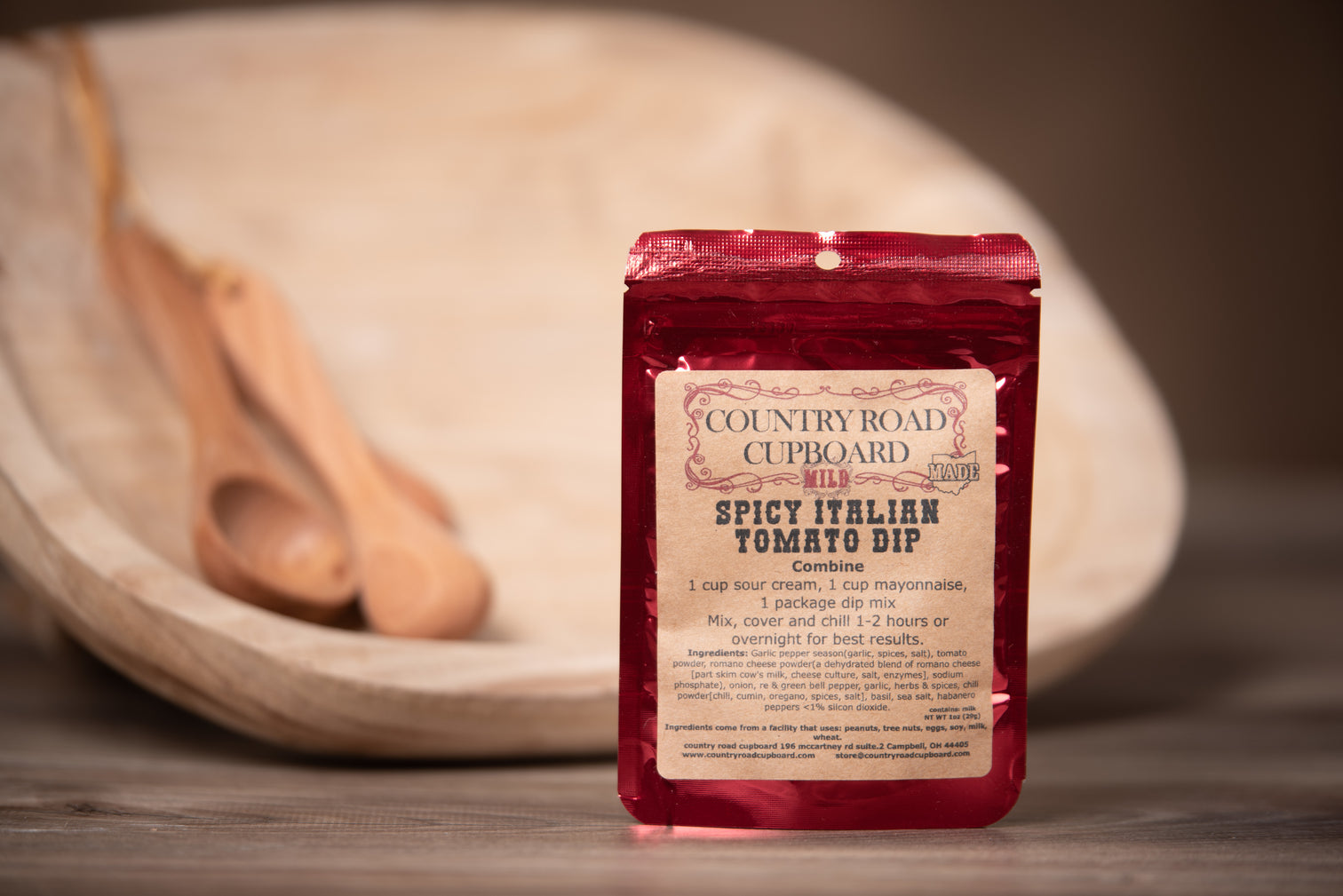 Spicy Dip Mixes country road cupboard